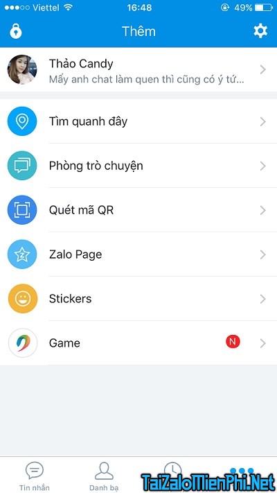 Làm thế nào để bật chế độ Mini chat Zalo trên iPhone?