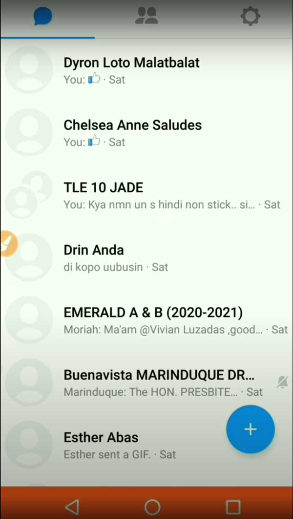 Giao diện ứng dụng MSN Lite